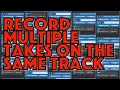 How to record multiple takes on the same track in Logic Pro X