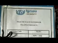 IGNOU MAPC First Year Practical No 1 Behaviour Testing 16PF