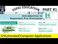 12th Computer Applications Chapter 4 - PHP Book back Questions Answers English Medium Part