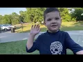 ALLIGATORS at THE Splash Pad PLAYGROUND PARK FOR KIDS! CALEB & MOMMY PRETEND PLAY Floor is Lava!
