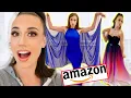 TRYING ON CRAZY PROM DRESSES FROM AMAZON