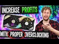 How to Overclock your GPU for Mining NVIDIA GUIDE Max profit hashrate efficiency on any coin