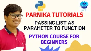 L 36 PASSING LIST AS PARAMETER TO FUNCTION PYTHON COURSE FOR BEGINNERS