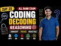 Coding Decoding Reasoning prelims Day 35 All Bank Exam IBPS SBI RRB Tricks Practice