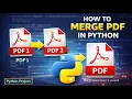 How to Merge PDF Files in Python Step-by-Step Tutorial Python Project Titan Spy