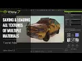 iClone 7 21 Tutorial - Saving Loading All Textures of Multiple Materials
