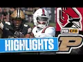 Ball State Cardinals vs Purdue Boilermakers Highlights FOX College Football
