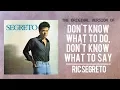 Download Lagu Ric Segreto — Don't Know What To Do | ORIGINAL VERSION [Official Lyric Video]