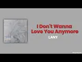 Lagu I Don't Wanna Love You Anymore - LANY | Lyrics Terjemahan