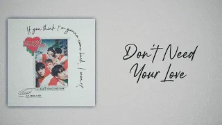 Download NCT DREAM X HRVY (엔시티 드림 X HRVY) - Don't Need Your Love (Slow Version) MP3
