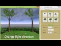 Green space plant landscaping implemented with JOGL