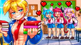 Divento MUSCOLOSO per CONQUISTARE le RAGAZZE a SCUOLA Su Minecraft!