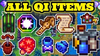 Stardew Valley 1 5 Which Qi Items Should You Focus on All QI Items Guide