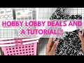 AMAZING Hobby Lobby Haul and Mini Tutorial