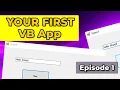 Visual Basic Tutorial First Project in Visual Studio Step by Step