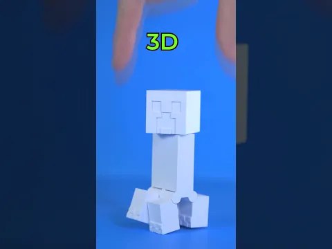 3d printed creeper vs real