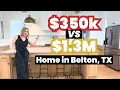 AFFORDABLE New Construction Home vs LUXURY Living in Belton TX Both Close to Austin and Waco
