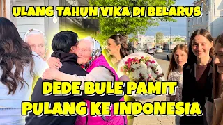 TANGISAN SEDIH KELUARGA BELARUS UNTUK KEPULANGAN DEDE BULE KE INDONESIA