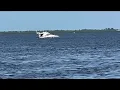 Sunken Yacht emerges from Peace River in Punta Gorda