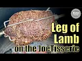 Boneless leg of lamb How to delete the gamey lamb taste using the JoeTisserie