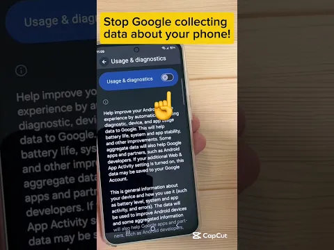 Stop Google collecting data about your phone! #androidtips #samsungtips #privacy #shorts