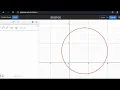 Using Desmos to Solve Circles