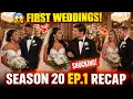 Married At First Sight Season 20 Episode 1 RECAP First Weddings Shocking Twists Couple Photos