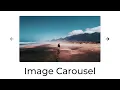 Image Carousel using HTML CSS Vanilla JavaScript