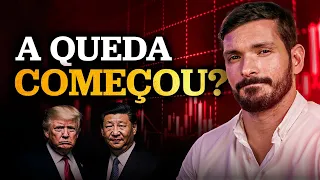 A CRISE JÁ COMEÇOU? | Bolsas em queda, Guerra comercial, Trump X Zelensky: o que está acontecendo?