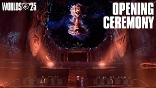 worlds 2025 final opening ceremony presented by mastercard ft g e m anyma chrissy and teya
