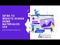 Introduction to website design using Materialize CSS