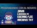 Ejercicio 24 JAVA - archivo TXT