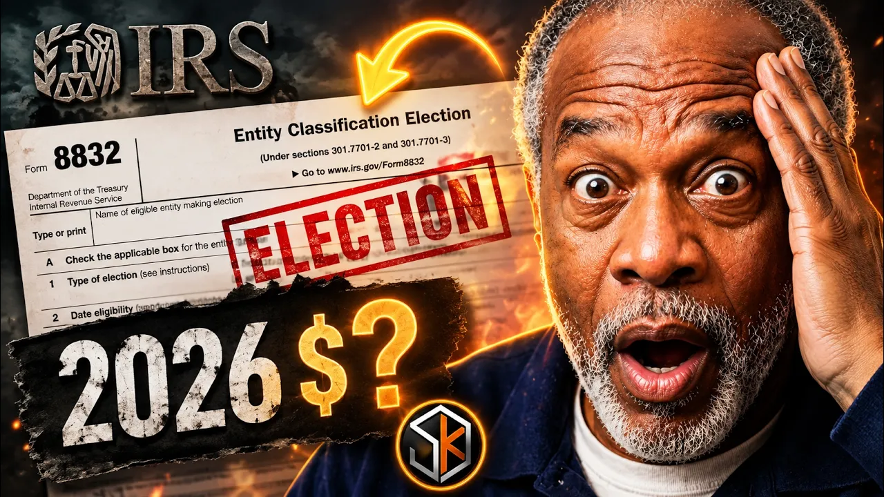 IRS Form 8832 Line-by-Line Instructions 2025: Entity Classification Election 🔶 TAXES S2•E51