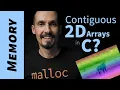 A better way to create a 2D array in C