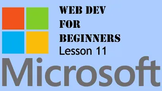 Web Dev for Beginners from Microsoft - Lesson 11