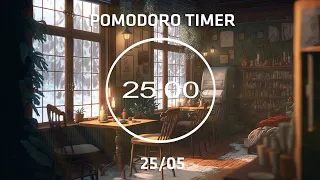 25 5 Pomodoro Timer Cozy Coffee Shop With Lofi For Relaxing Studying And Working 4 X 25 Min 