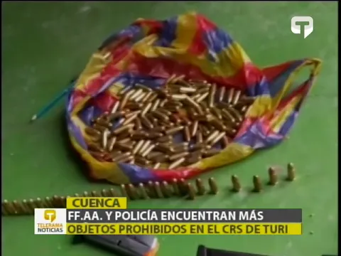 FF.AA. y Policía encuentran más objetos prohibidos en el CRS de Turi