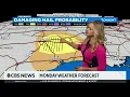 CBS News Forecast Monday 22