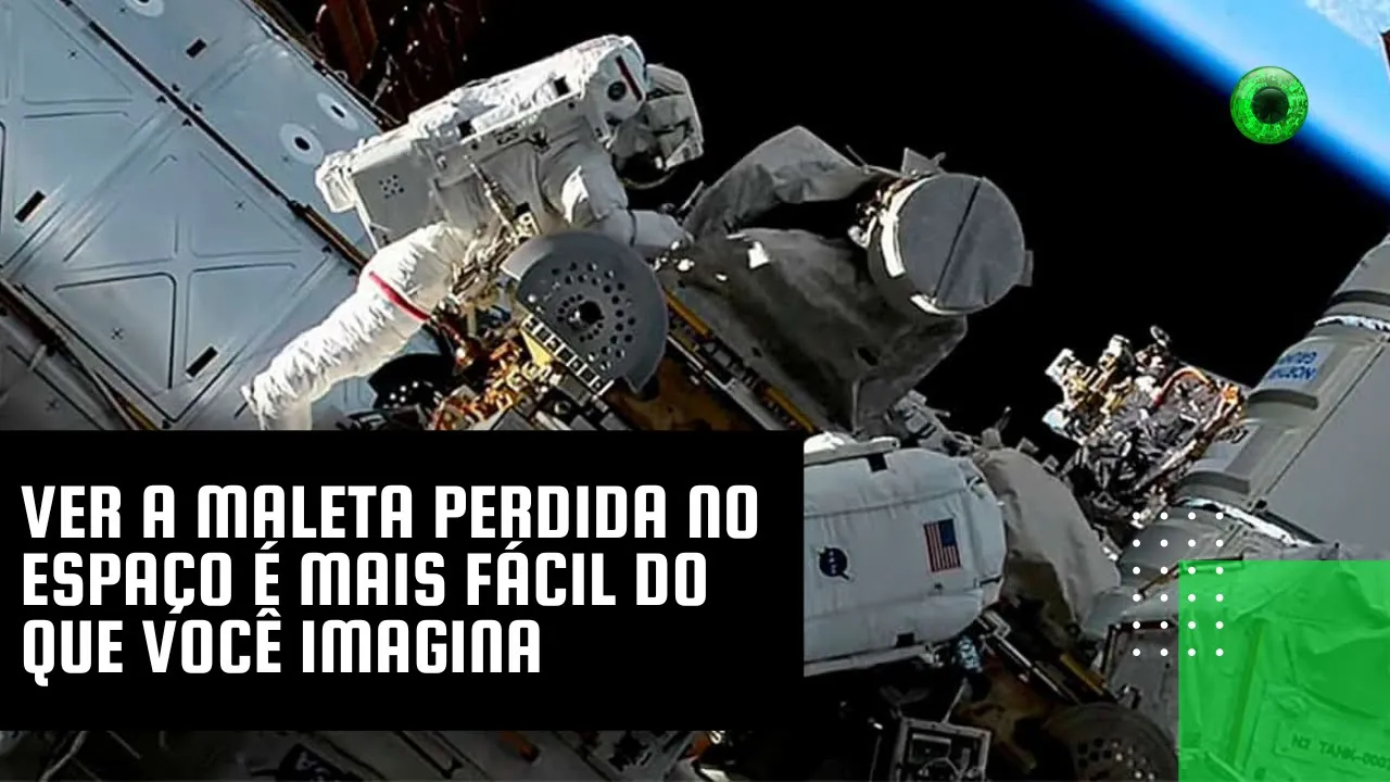 Ver a maleta perdida no espaço é mais fácil do que você imagina