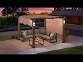 How to Install SUNJOY 11x11 Metal Pergola Assembly DIY Pergola Installation