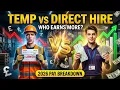 How Much I Earn as a Temp Agency Worker vs Direct Hire Salary Comparison Real Pay Breakdown 2026