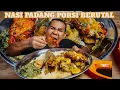 Mukbang Nasi Padang | Zeer royale portie, stapel bijgerechten! #mukbang #nasipadang #mukbangnasib...
