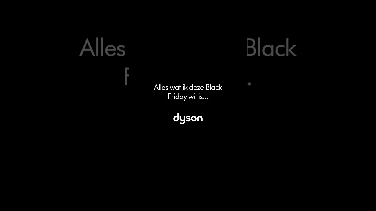 Black Friday-deals bij Dyson