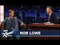 Rob Lowe on Being Scared of Golf Carts Arnold Schwarzenegger s Wedding Speech Idol Robert Redford