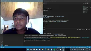 Making a Face Detection in visual studio and python My things T U V