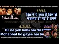 Download Lagu Dil ne ye kaha hai Dil se | clean karaoke with scrolling lyrics MP3