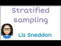 stratified sampling