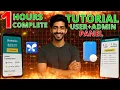 Create User Admin Panel Without Coding Using AI Full Beginner Tutorial part 1
