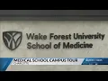 Wake Forest University School of Medicine gives campus tour