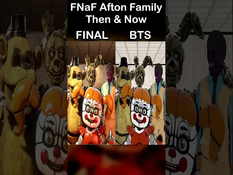 FNaF Afton Family Picture THEN VS NOW | FNaF 2 Movie MEME
